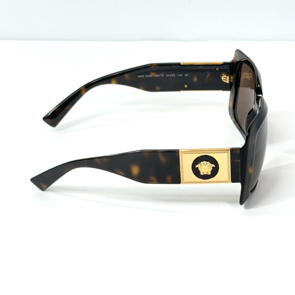Versace Logo Rectangle Sunglasses - image 8